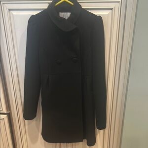 🌿Elegant Black Double-Breasted Coat, size XS🌿